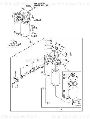 Order YANMAR 148619-55520 Label, Fuel Cock