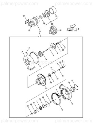 Order YANMAR X3519535 Nut