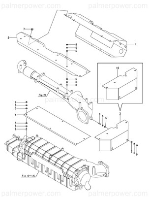Order YANMAR 126677-18741 Cover, Air Duct C