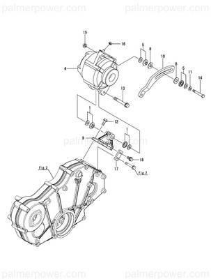 Order YANMAR 119581-77130 Bracket, Alternator