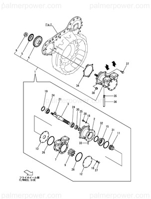 Order YANMAR 126684-42400 Gear, Pump