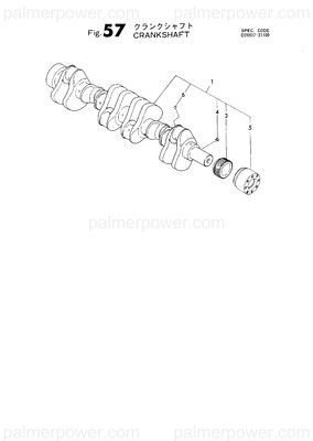 Order YANMAR 126618-21200 Gear, Crankshaft