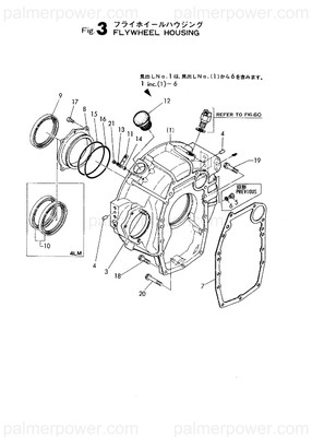 Order YANMAR 124411-01801 Case, Oil Seal