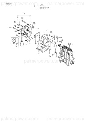 Order YANMAR 119140-61110 Spacer