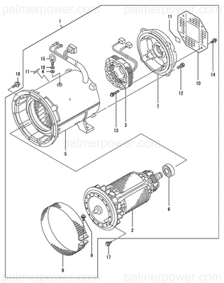 Order YANMAR 184014-74510 Staytor Assy