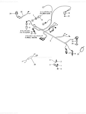 Order YANMAR 127690-77800 Harness, Wire Engine