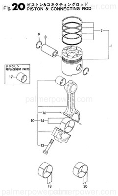 Order YANMAR 748687-23101-A Rod Assy, Connecting