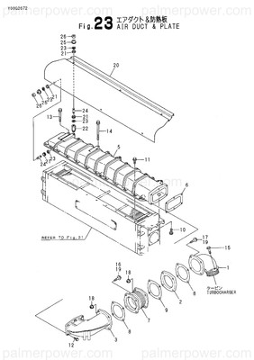Order YANMAR 148634-18170 Duct, Air