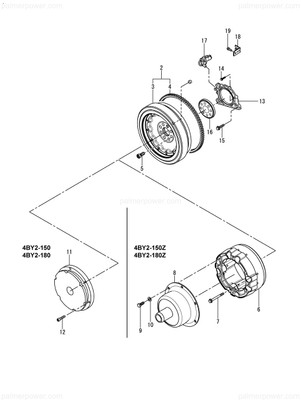 Order YANMAR 120651-21470 Flywheel Adapter