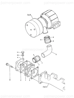 Order YANMAR 124401-18200 Duct, Air