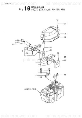 Order YANMAR 748616-11660 Arm Assy, Rocker