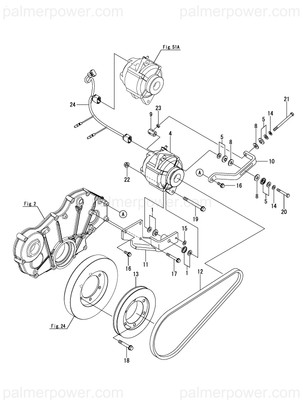Order YANMAR 119581-77760 Adjuster, Belt 12V