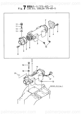 Order YANMAR 177059-04770 Core Assy,Oil Cooler