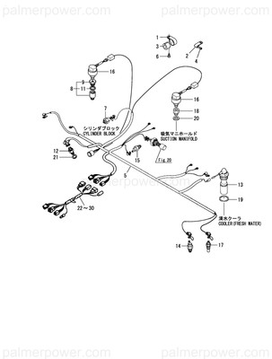Order YANMAR 127616-77851 Harness,Engine.1Pole