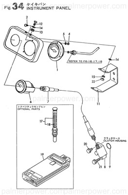Order YANMAR 123440-91100 Tachometer