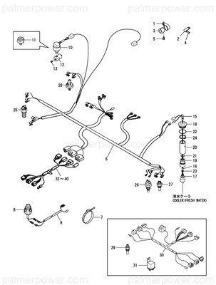 Order YANMAR 46150-513660 Harness, Wire