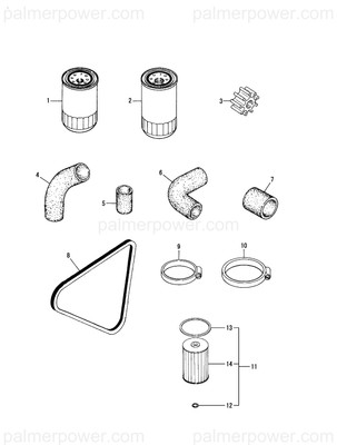 Order YANMAR 124400-49180 Joint, Rubber