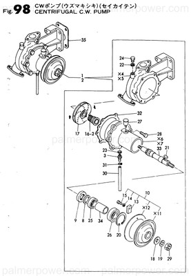 Order YANMAR 735400-42510 Pulley Assy