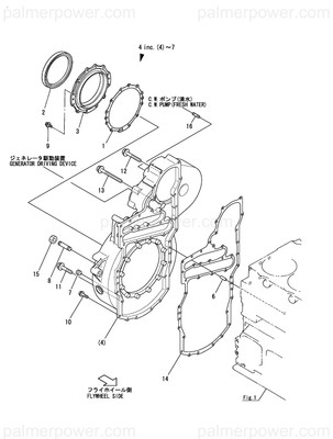 Order YANMAR 22312-100400 Pin, Parallel M10X40