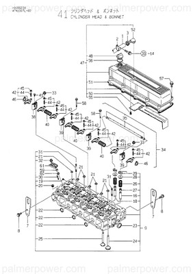 Order YANMAR 719100-11700 Head Assy, Cylinder