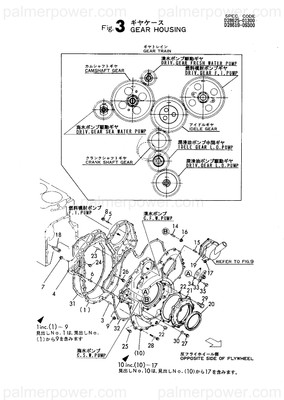 Order YANMAR 728625-01520 Cover Assy