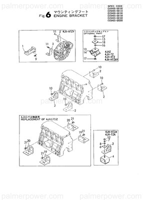 Order YANMAR 129495-08150 Foot