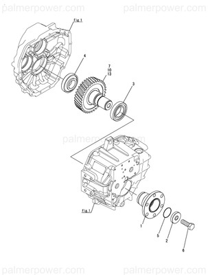 Order YANMAR 177524-03540 Shaft Assy, Z=48