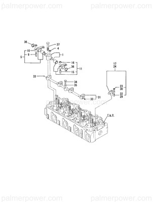 Order YANMAR 727488-11900 Bridge Assy, Valve