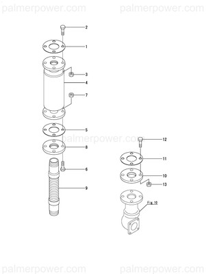 Order YANMAR 43310-551080 Flange
