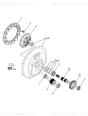 Order YANMAR 177070-63350 Shaft, Input 22-17