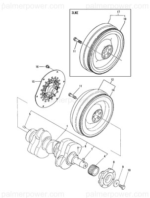Order YANMAR 120142-21590 Flywheel Assy