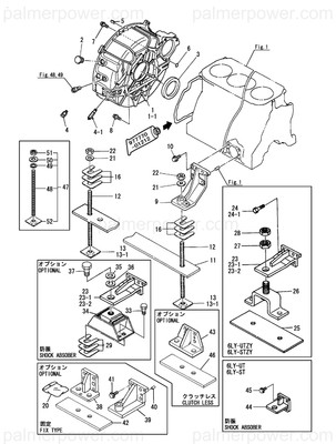 Order YANMAR 119588-08100 Foot, Mounting