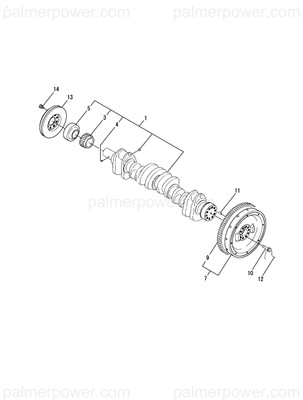 Order YANMAR 126613-21390 Flywheel