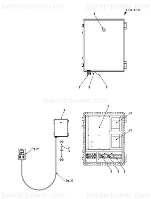 Order YANMAR 15T707-52910 Power Code 20M