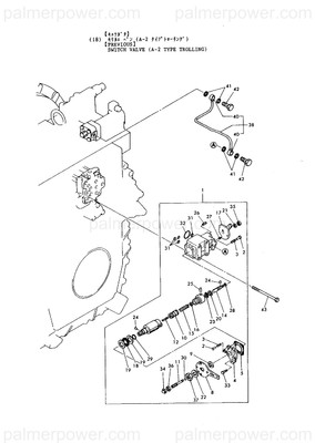 Order YANMAR 196103-04570 Shaft, Lever