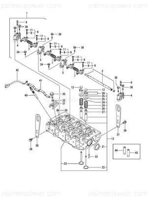Order YANMAR 129272-11700 Head Assy, Cylinder