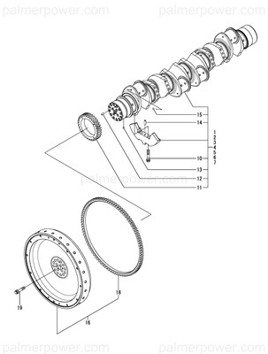 Order YANMAR 748960-21272 Crankshaft Assy
