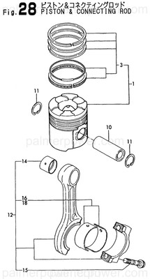 Order YANMAR 126618-23321 Metal, Crankpin
