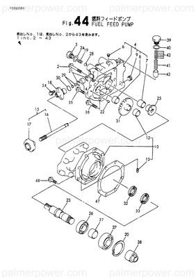 Order YANMAR 128633-52320 Piston, Pump