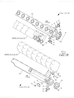 Order YANMAR 148218-13211 Gasket