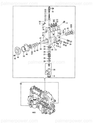 Order YANMAR 127420-51100 Plunger Assy