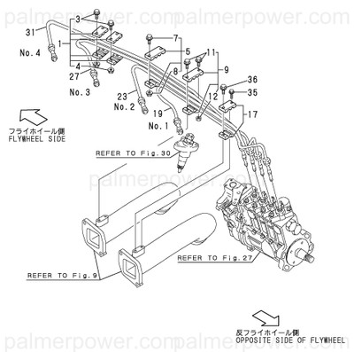 Order YANMAR 127426-59820 Pipe Assy, Injection