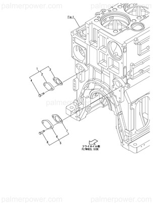 Order YANMAR 23221-610001 Flange, 61