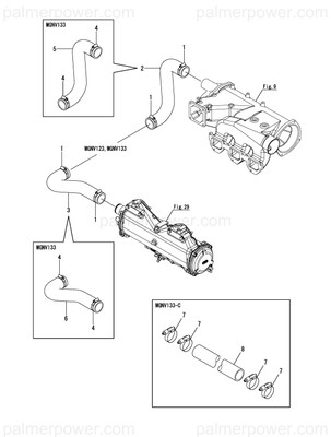 Order YANMAR 127698-49600 Hose,Mgnv133.Out
