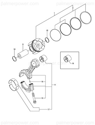 Order YANMAR 748960-23120 Rod Assy, Connecting