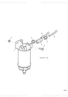 Order YANMAR 165000-32840 Nut, Lock M10
