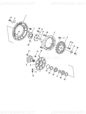 Order YANMAR 177061-62502 Housing, Bearing