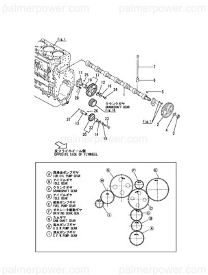 Order YANMAR 126636-14400 Rod Assy, Push