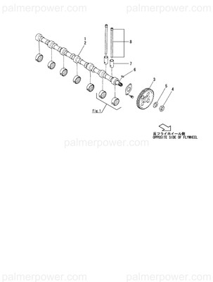 Order YANMAR 128610-14400 Rod Assy, Push