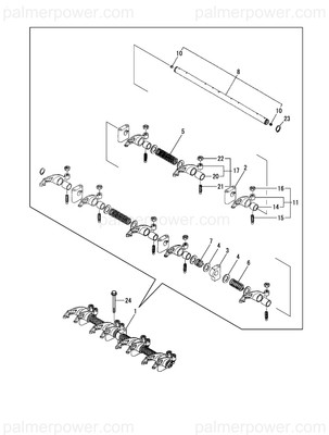 Order YANMAR 126450-11710 Shaft Assy, Arm